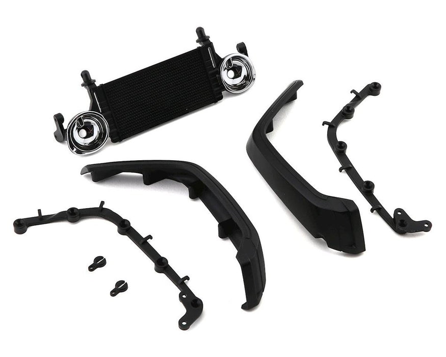 Axial AXI230020 SCX10iii Radiator and Front Fenders for Jeep JLU Wrangler