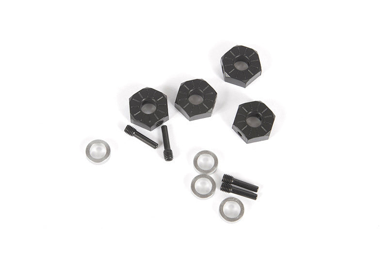 Axial AXI232018 Wheel Spacers 12mm Hex Hub and Screw Pins 4 Pack