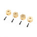 Axial AXI312005 7g Brass Hex Hubs for 1/18 RTR UTB18 Capra (4 Pack)
