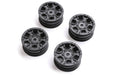 Axial AXI40006 SCX24 Ford Bronco 1/24 Scale 1.0" Black Wheels 4 Pack
