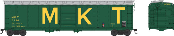 Bowser 41558 HO Scale 50'2" Boxcar MKT 2318