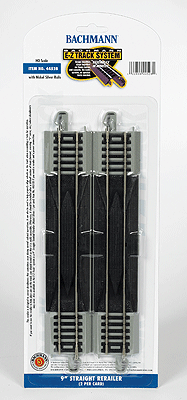Bachmann 44528 HO Scale E-Z Track 9" Straight Rerailer (2)