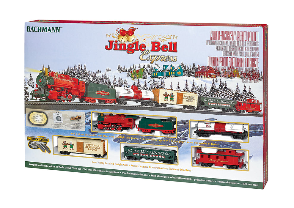 Bachmann 00724 HO Scale Jingle Bell Express Train Set