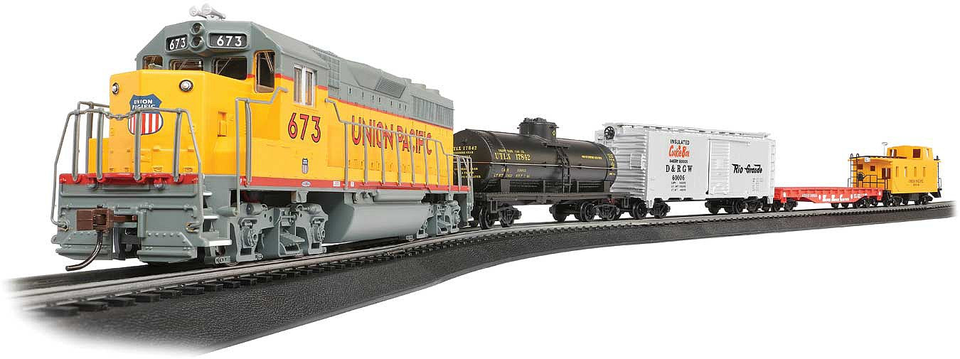Bachmann 00766 HO Scale Track King Union Pacific Train Set
