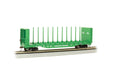 Bachmann 12903 HO Scale 52' Bulkhead Flatcar Burlington Northern BN 615816