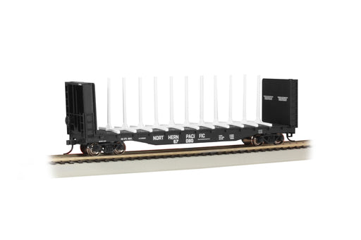 Bachmann 12904 HO Scale 52' Bulkhead Flatcar Northern Pacific NP 67080