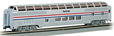 Bachmann 13032 HO Scale 85' Lighted Budd Dome Car Amtrak Phase II