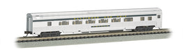 Bachmann 14753 N Scale 85' Fluted-Side Coach with Lights Baltimore & Ohio B&O