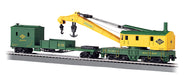 Bachmann 16110 HO Scale Crane Car with Boom Tender Reading Railroad PRR