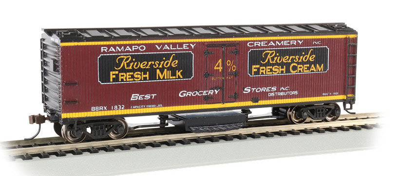 Bachmann 16333 HO Scale Track Cleaning 40' Wood Reefer Rampo Valley