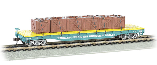Bachmann 16606 HO Scale Flatcar with Crates Ringling Bros Barnum & Bailey Circus
