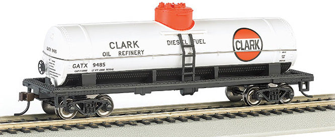 Bachmann 17809 HO Scale Single Dome Tank Car Clark GATX 9485