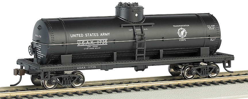 Bachmann 17815 HO Scale Single Dome Tank Car US Army