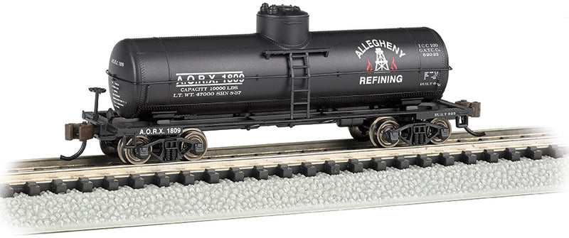 Bachmann 17861 N Scale Single Dome Tank Car Allegheny Refining AORX 1800