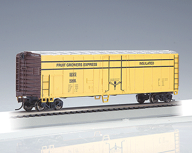 Bachmann 17940 HO Scale 50' Steel Reefer Fruit Growers Express RBNX 90488 - NOS