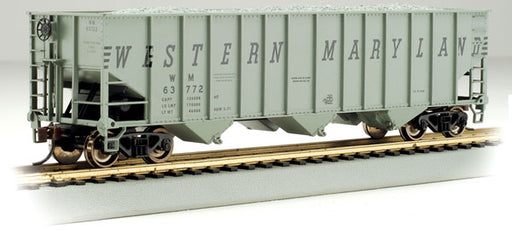 Bachmann 18737 HO Scale 100 Ton 3 Bay Hopper Western Maryland WM 63834