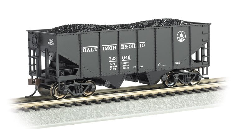 Bachmann 19509 HO Scale USRA 55 Ton Hopper Car with Coal Load Baltimore & Ohio B&O