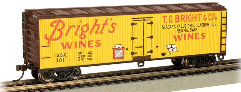 Bachmann 19809 HO Scale 40' Wood Reefer Brights Wine