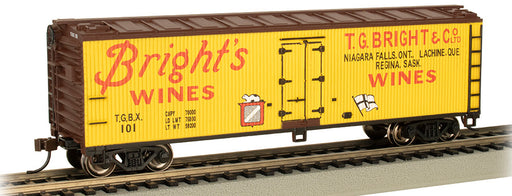 Bachmann 19809 HO Scale 40' Wood Reefer Brights Wine