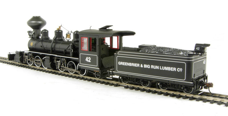 Bachmann 28703 On30 Scale 2-6-6-2 Articulated Loco with Tender Greenbrier Lumber 42 with DCC & Sound