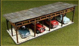 Bachmann 39102 HO Scale Laser Cut Car Shed Kit