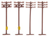 Bachmann 42506 N Scale Telephone Poles