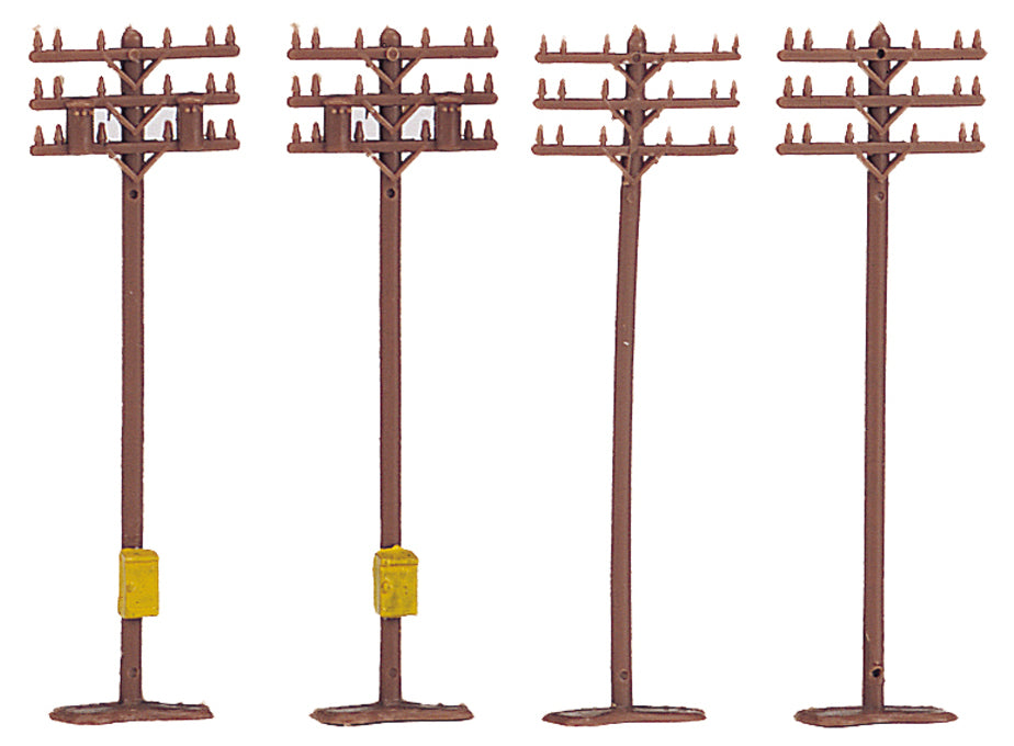 Bachmann 42506 N Scale Telephone Poles