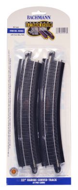 Bachmann 44403 HO Scale Steel E-Z Track 22" Radius Curve 