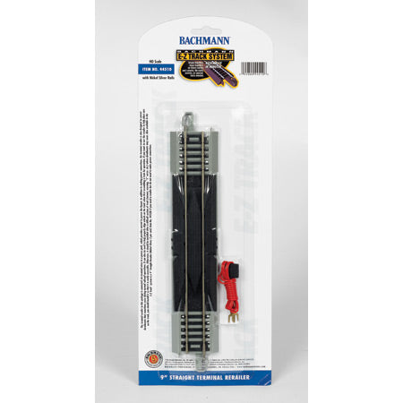 Bachmann 44510 HO Scale E-Z Track 9" Straight Terminal Rerailer