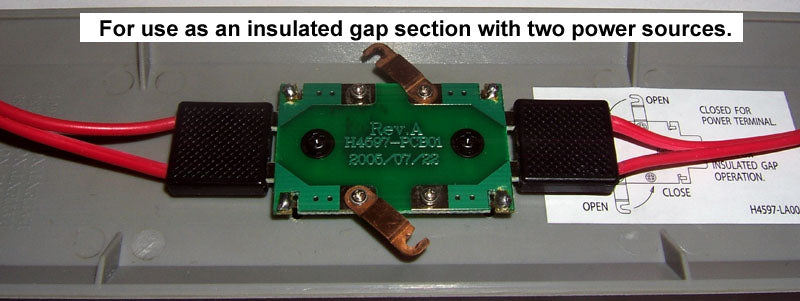 Bachmann 44597 HO Scale E-Z Track 9" Power Terminal with Insulated Gap