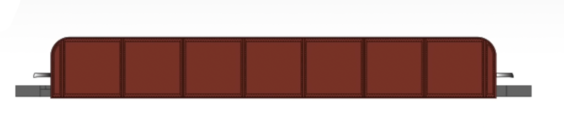 Bachmann 44651 N Scale E-Z Track Girder Bridge Oxide Red