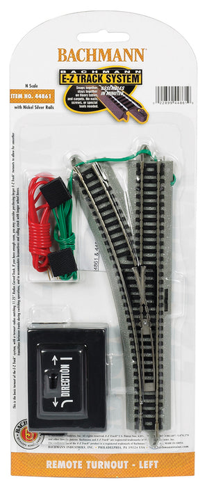 Bachmann 44861 N Scale E-Z Track Remote Left Hand Switch
