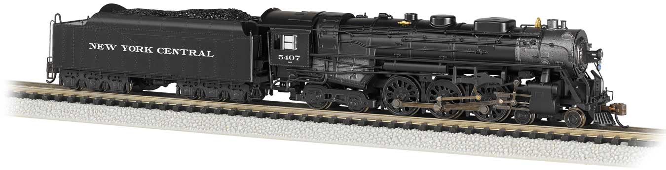 Bachmann 53601 HO Scale 4-6-4 Hudson Steam Loco New York Central NYC 5407 with DCC and WOWSound