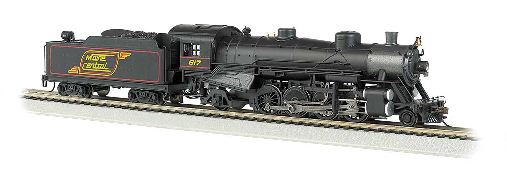 Bachmann 54305 HO Scale 2-8-2 Light Mikado Steam Locomotive MEC 617 DCC Sound