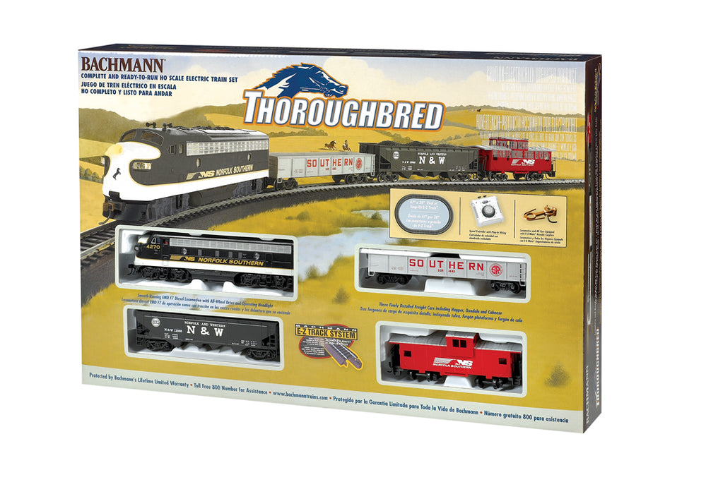 Bachmann 0691 HO Scale Thoroughbred Train Set Norfolk Southern NS