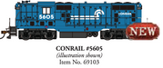 Bachmann 69103 HO Scale EMD GP7 Diesel Conrail CR 5605