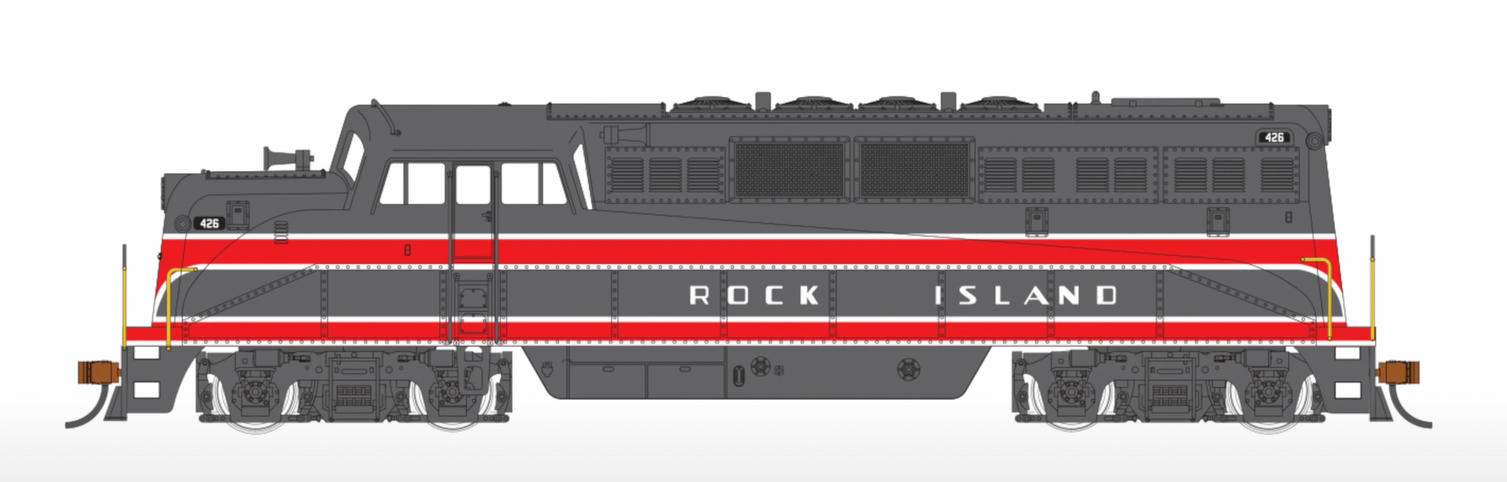 Bachmann 69153 HO Scale EMD BL2 Rock Island 426 RI with DCC