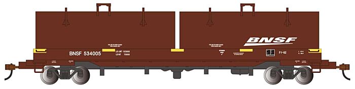 Bachmann 71401 HO Scale Coil Car with Load BNSF 534005