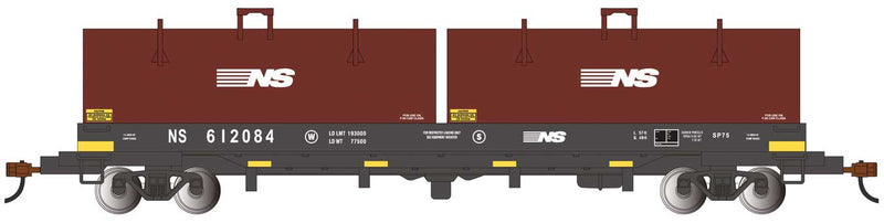 Bachmann 71403 HO Scale Coil Car with Load Norfolk Southern NS 612084