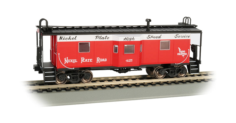 Bachmann 73202 HO Scale Bay Window Caboose Nickel Plate Road NKP 425