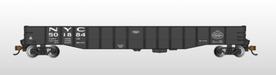 Bachmann 73972 N Scale 52'6" Drop End Gondola New York Central NYC 501884