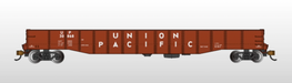Bachmann 73973 N Scale 52'6" Drop End Gondola Union Pacific UP 30868