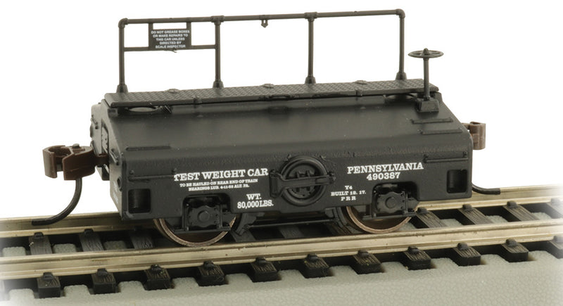Bachmann 74409 HO Scale Test Weight Scale Car Pennsylvania PRR 490387