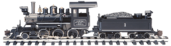 Bachmann 81696 G Scale 2-6-0 Steam Locomotive Midwest Quarry & Mining Co. #1 - NOS