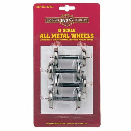 Bachmann 92421 G Gauge Standard 31.0 mm Metal Wheel Sets 4 Pack