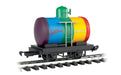 Bachmann 98089 G Gauge Li'l Big Haulers Tank Car Spectrum Paints - Rainbow
