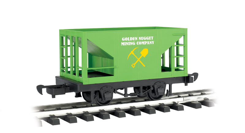 Bachmann 98097 G Gauge Li'l Big Haulers Hopper Golden Nugget Mining Co.