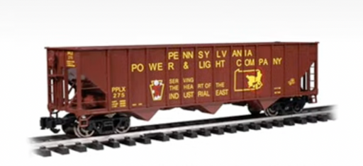 Bachmann Big Hauler 93651 G Scale (1:29) 100 Ton 3 Bay Hopper Pennsylvania Power & Light PPLX 296