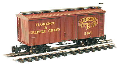 Bachmann Big Hauler 95344 G Scale "L" 20' Boxcar F&CC - NOS