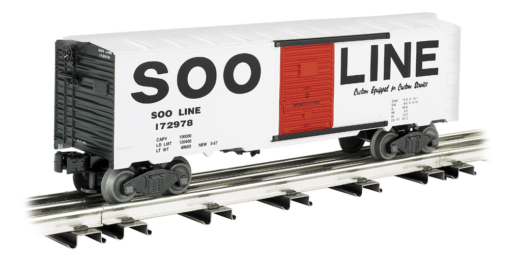 Williams by Bachmann 47025 O Gauge 40' Boxcar SOO Line